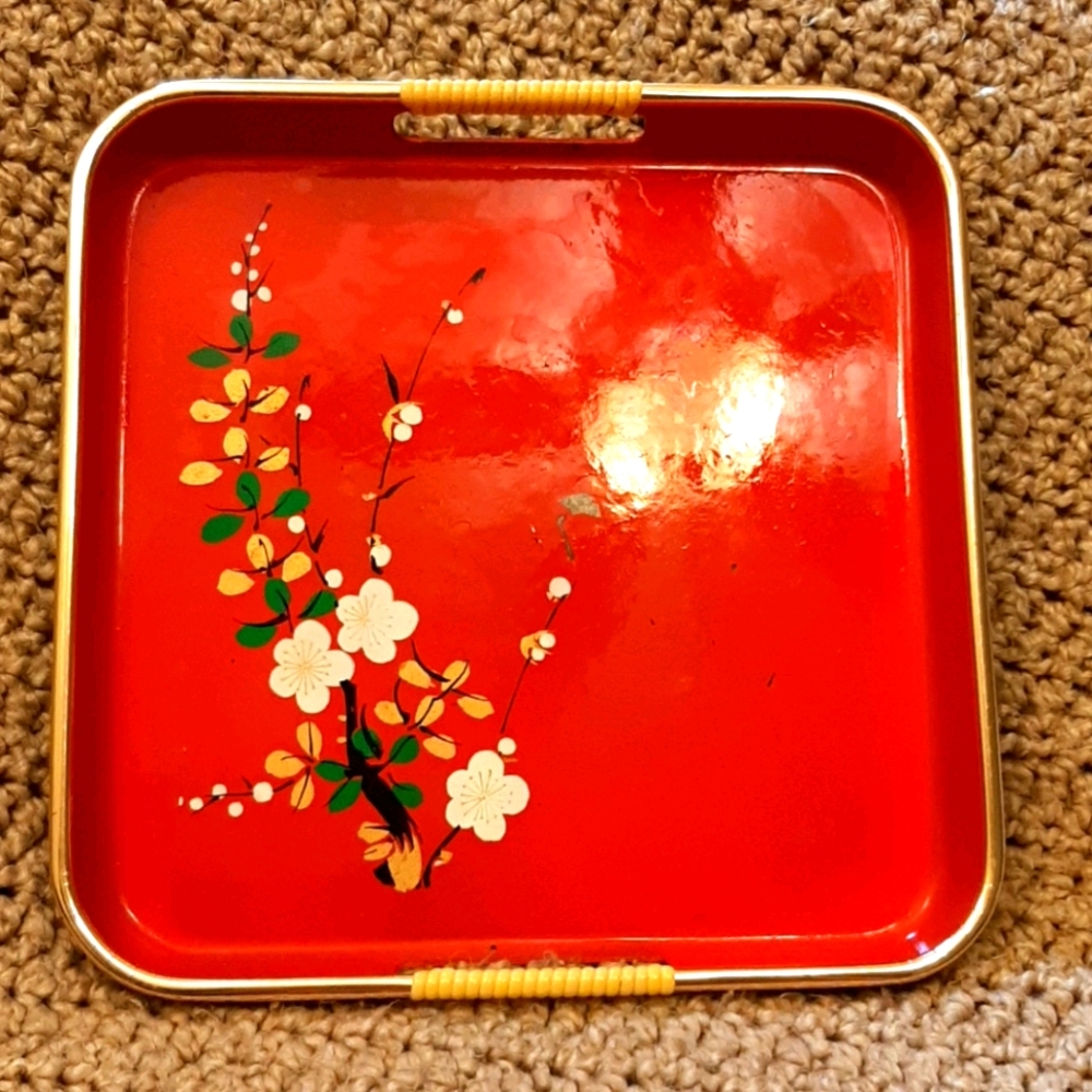 SOLD Lacquered Serving Tray